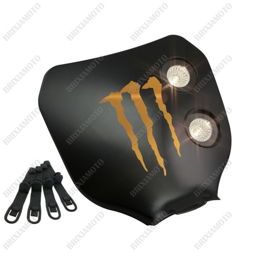 Maschera doppio faro - maschera, nero