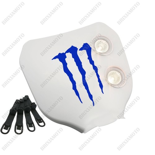 Maschera doppio faro bianco - doppio,