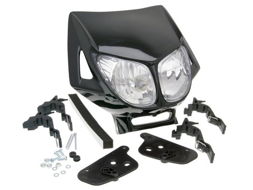 Mascherina faro enduro doppia